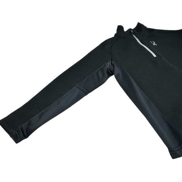 SPYDER Outbound Black 1/4 Zip Fleece Lined Pullover Men's Size L - Picture 12 of 16
